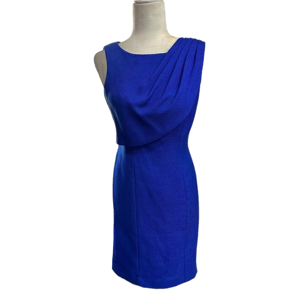 Kay Unger Blue Sheath Dress